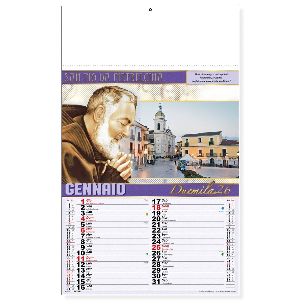 Calendari personalizzati