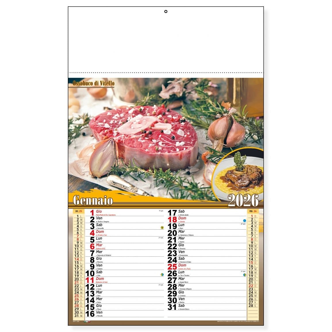 Calendari personalizzati