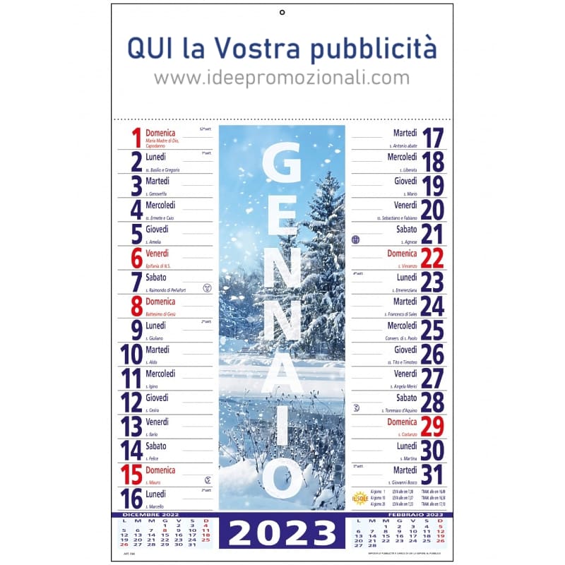 Calendari personalizzati