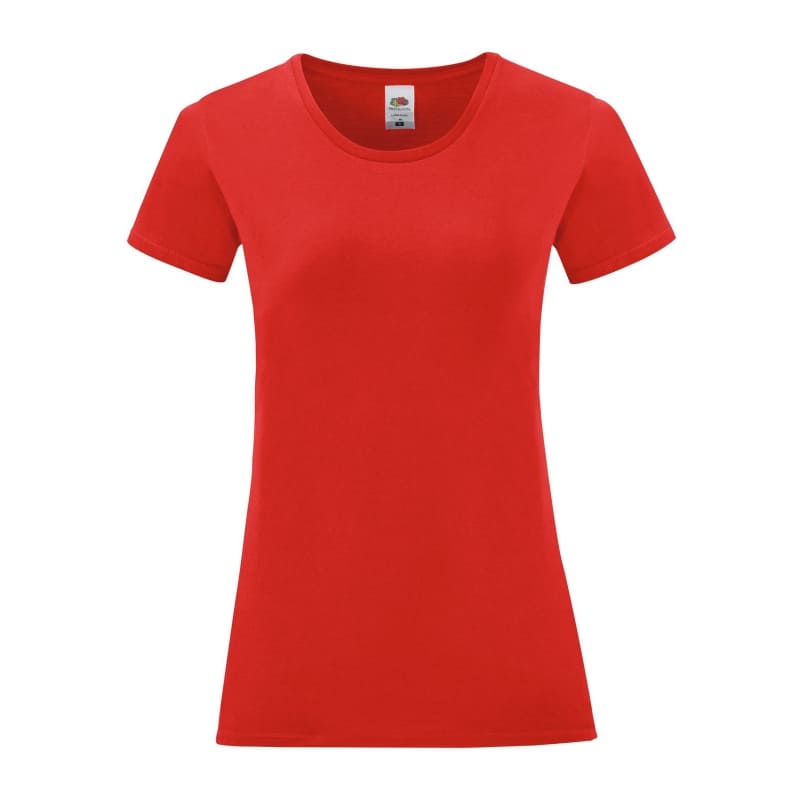 T-SHIRT-ICONIC-COLOR-Rosso