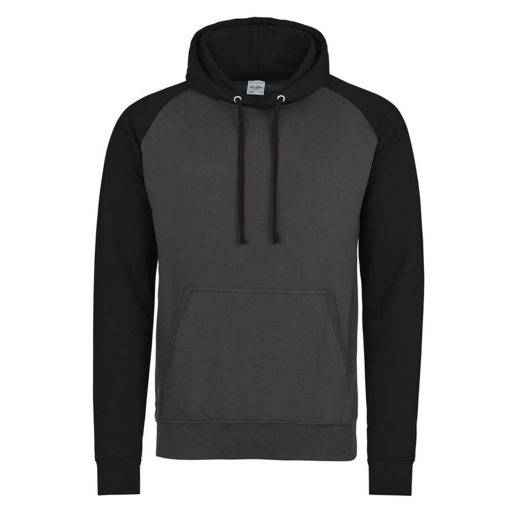 BASEBALL-HOODIE-Carbone/Nero