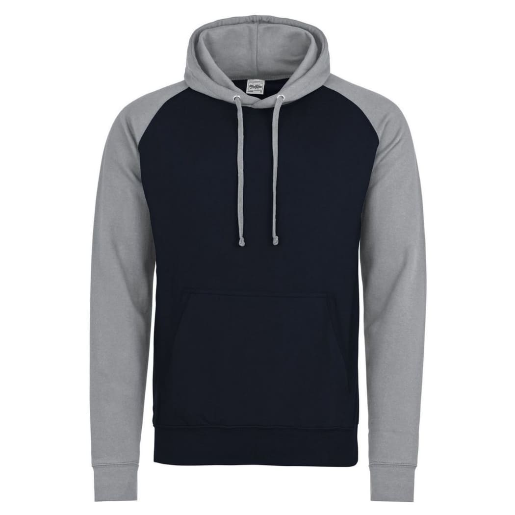 BASEBALL-HOODIE-Blu navy/Grigio