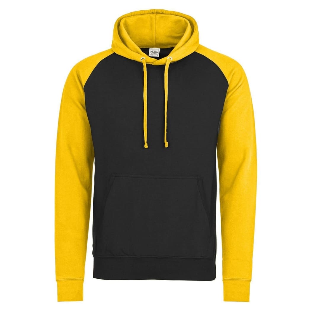 BASEBALL-HOODIE-Nero/Giallo oro