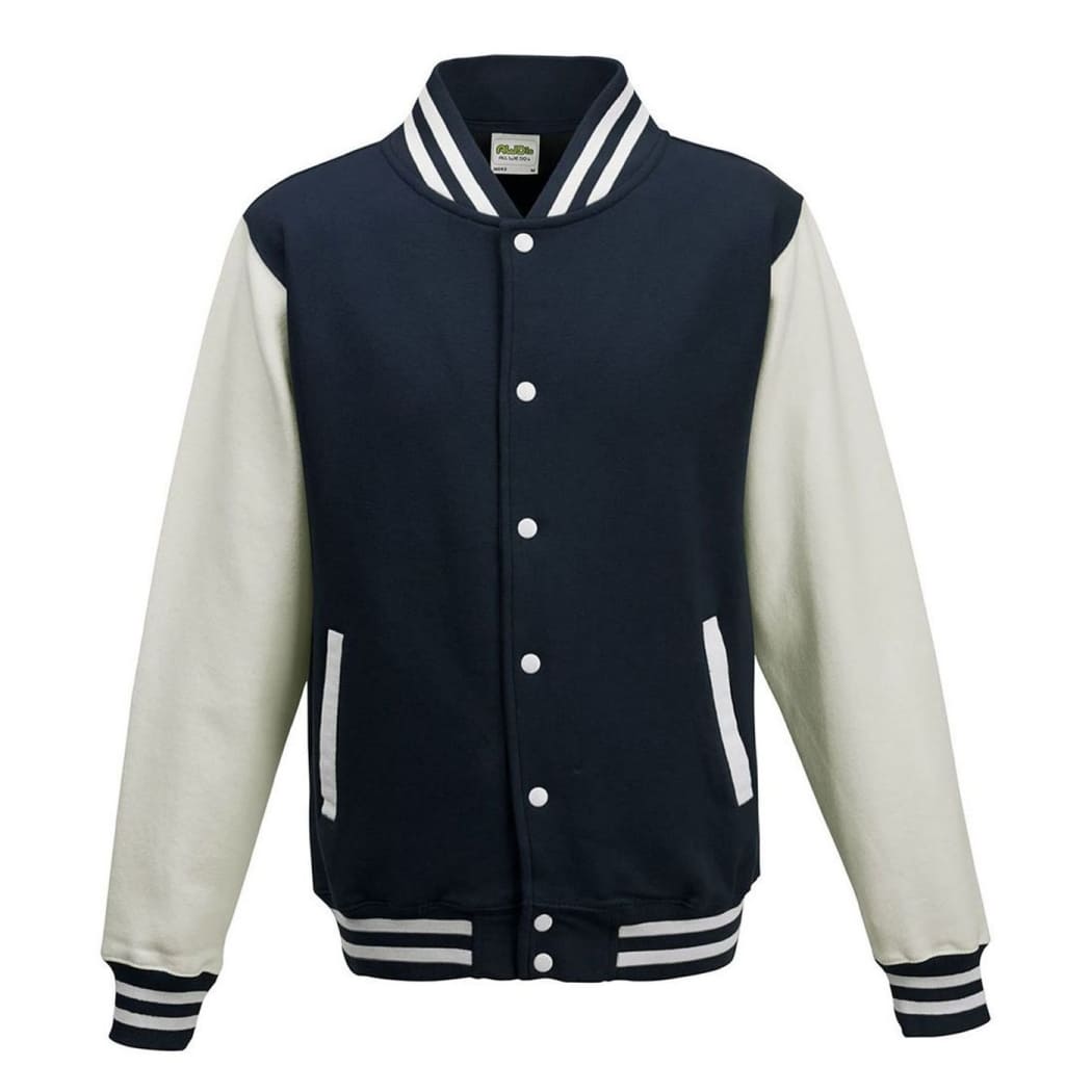 VARSITY-JACKET-Blu navy/Bianco