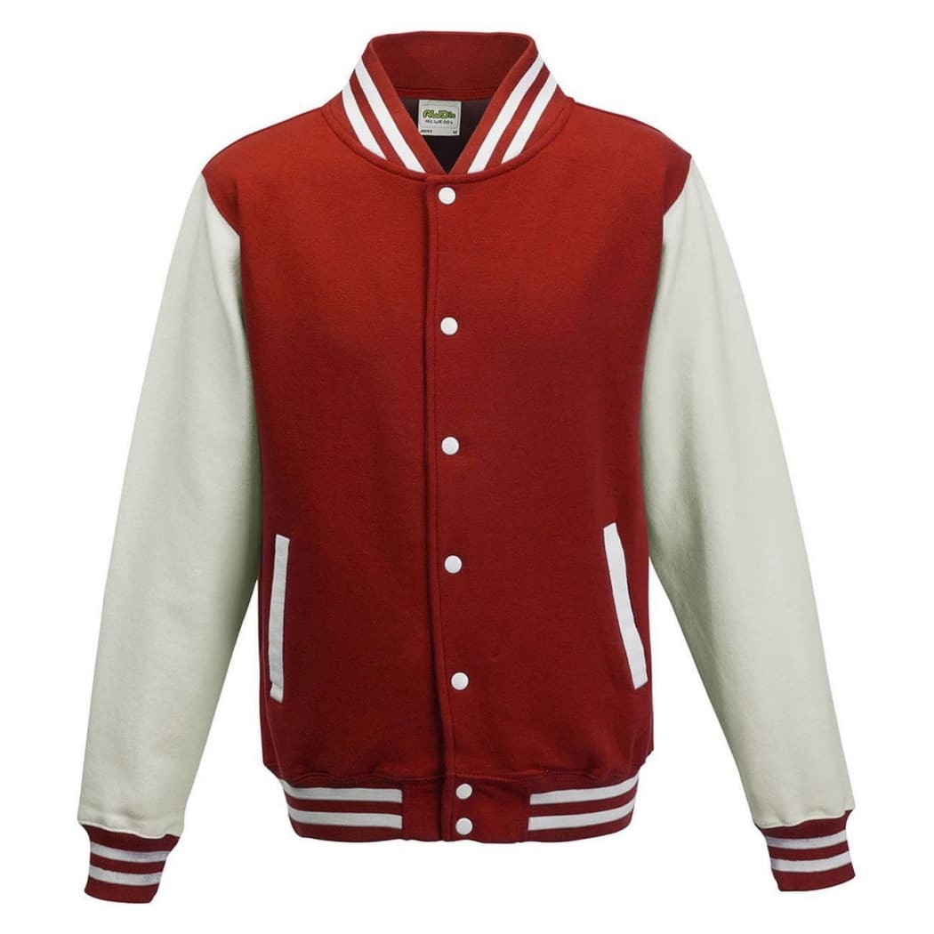 VARSITY-JACKET-Rosso/Bianco