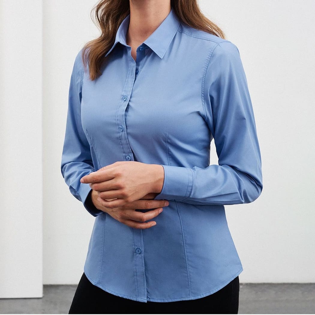 CAMICIA-DONNA-MANICA-LUNGA-POPLIN