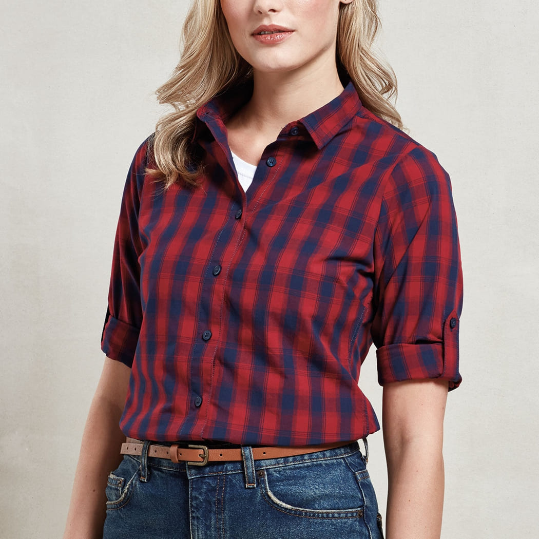 CAMICIA-DONNA-MULLIGAN-CHECK-COTTON-BAR