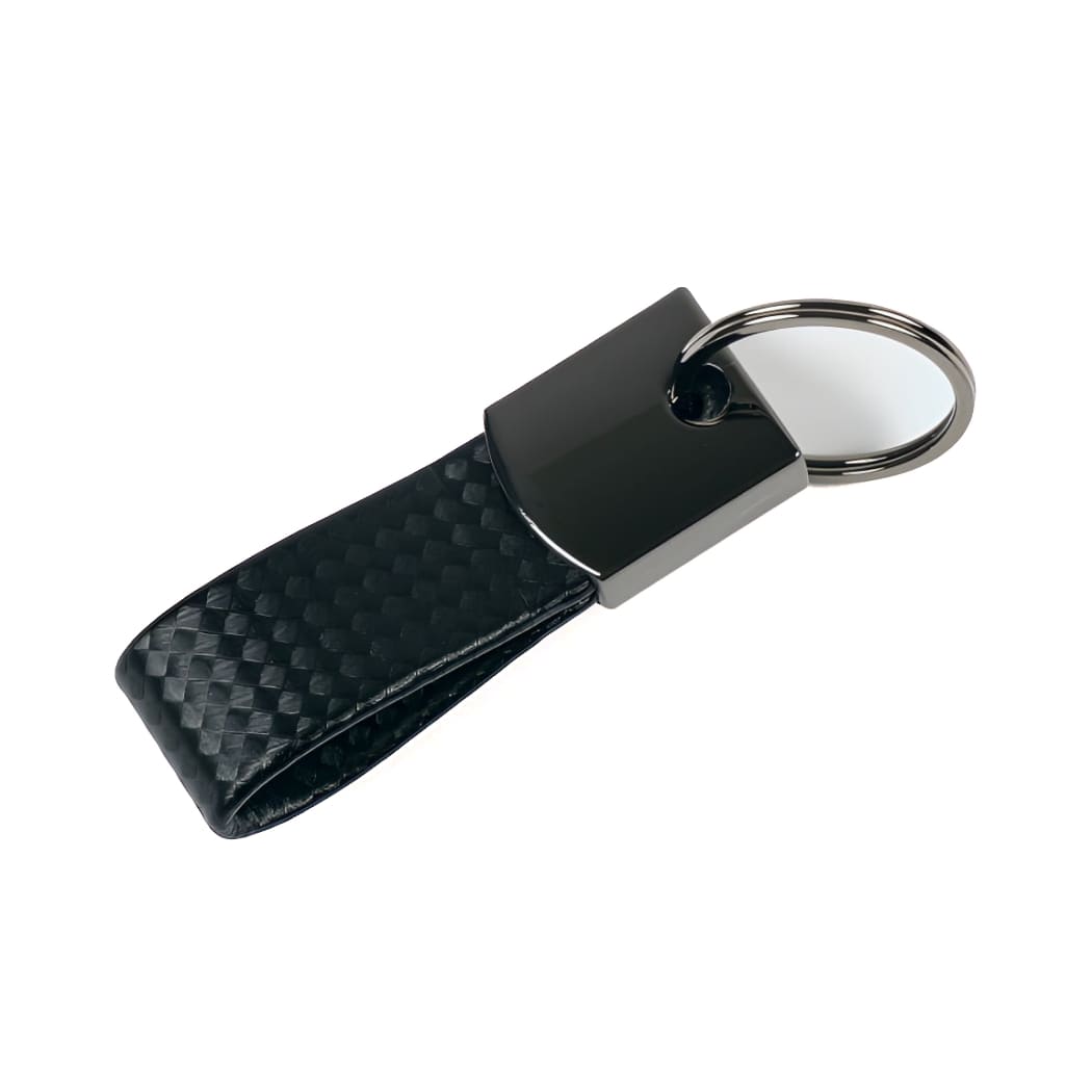 PORTACHIAVE-FASCETTA-CARBONIO